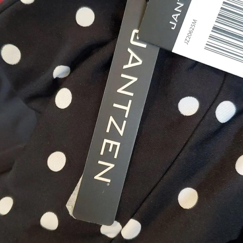 Jantzen Tummy control Black & White SZ 14 Swimsuit